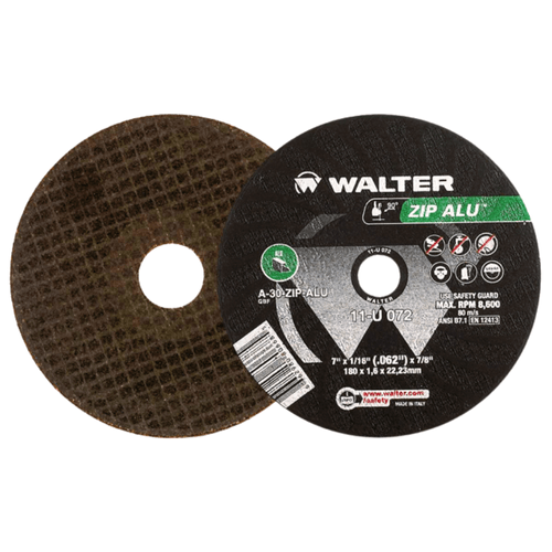 Disco de Corte Zip Alu 7" x 1/16" x 7/8" Walter