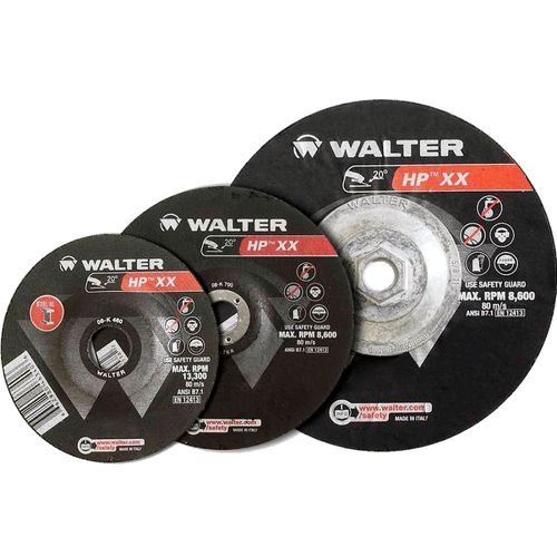 Disco de Desbaste HP XX para Aço 4.1/2" x 1/4" x M14 Walter