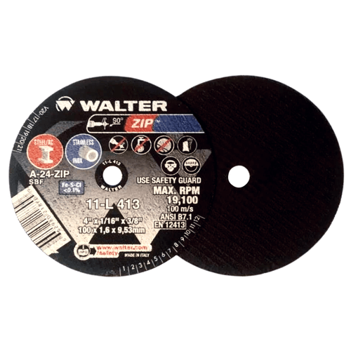 Disco de Corte Zip 4" x 1/16" x 3/8" Walter