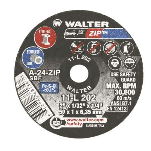 Disco de Corte Zip 2" x 1/32" x 1/4" Walter