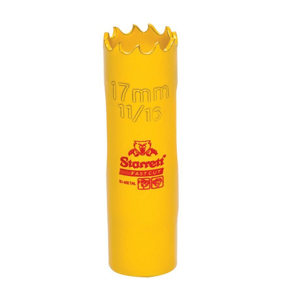 Serra Copo Bi-Metal C/ Cobalto 11/16 Pol. 17mm Fast Cut FCH1016-G Starrett