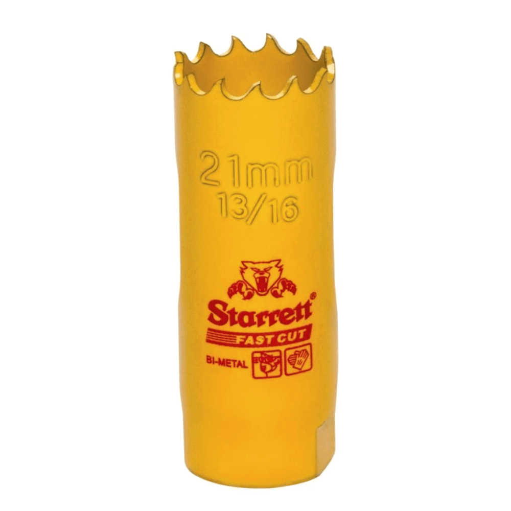 Serra Copo Bi-Metal C/ Cobalto 13/16 Pol. 21mm Fast Cut FCH1036-G Starrett