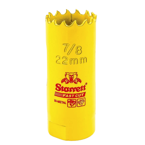 Serra Copo Bi-Metal C/ Cobalto 7/8 Pol. 22mm Fast Cut FCH0078-G Starrett