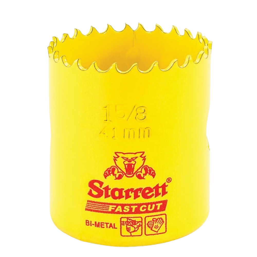 Serra Copo Bi-Metal C/ Cobalto 1.5/8 Pol. 41mm Fast Cut FCH0158-G Starrett