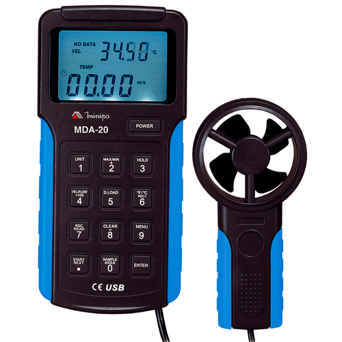 Anemômetro Digital 2-30m/s MDA-20 Minipa