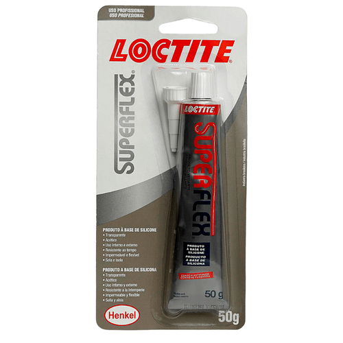Silicone Vedante Acético Superflex Transparente 50g 585 Loctite