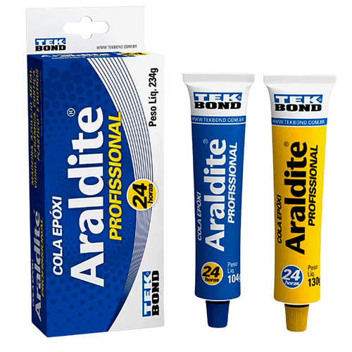 Adesivo Epóxi 24h 234g Bisnagão Araldite Profissional