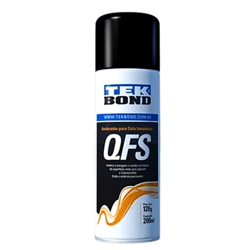Acelerador QFS Para Cola Instantânea 200ml Tekbond