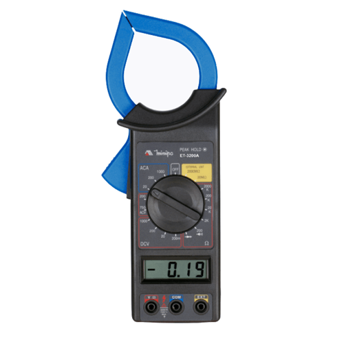 Alicate Amperímetro Digital CAT II 1000V ET-3200A Minipa