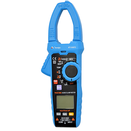 Alicate Amperímetro Digital com True RMS CAT IV 600V ET-3367C Minipa