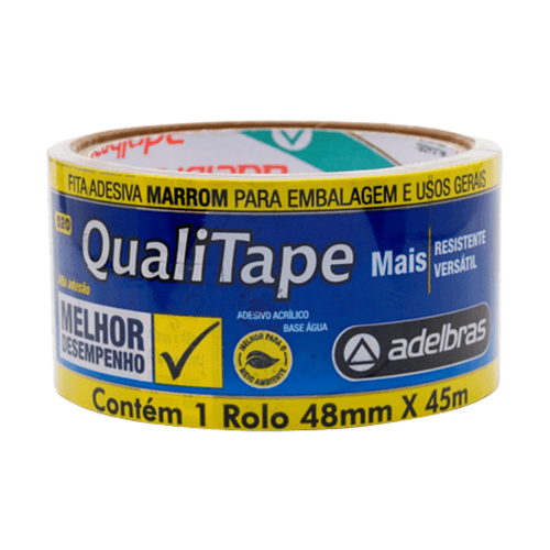 Fita para Empacotamento Marrom 48mm x 45m 0811000006 Adelbras