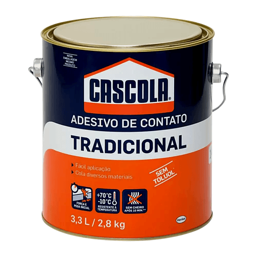 Cola Contato 2.8kg S/ toluol 1406652 Cascola Tradicional