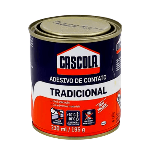 Cola Contato 195g S/ toluol 1406653 Cascola Tradicional