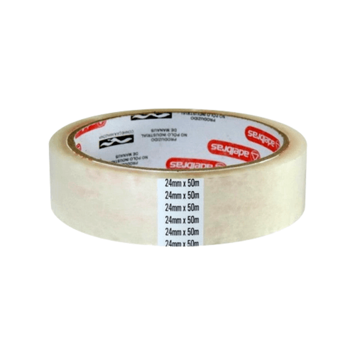 Fita para Empacotamento Transparente 24mm x 50m 811000017 Adelbras