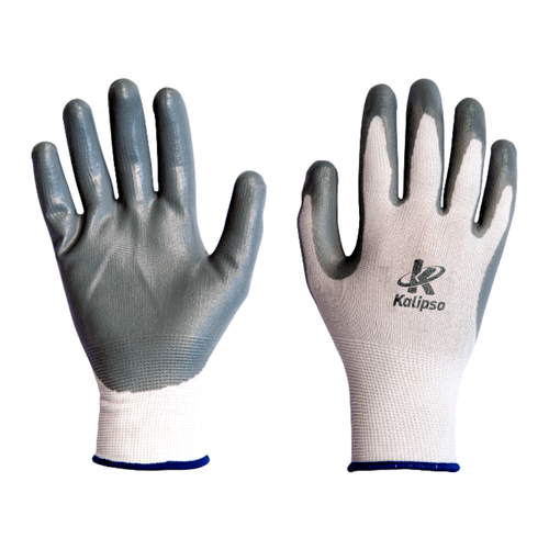 Luva de Nitrílico Nbr Cinza G CA 15.271 Kalipso