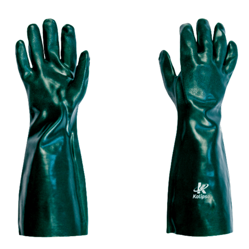 Luva de Segurança em PVC com Forro 45cm CA 21.420 Kalipso