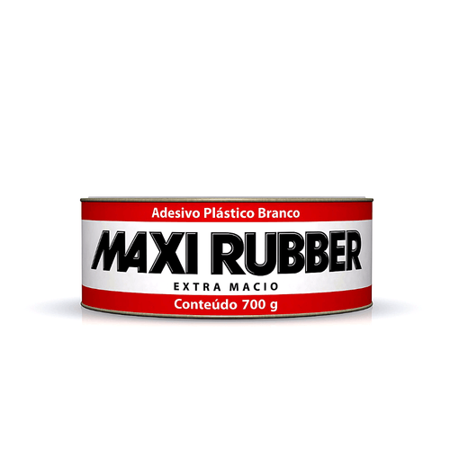Massa Plástica Branca 700g 1MG009 Maxi Rubber