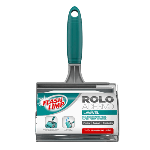 Rolo Adesivo Lavável Tira Pelos FLP6497 Flash Limp
