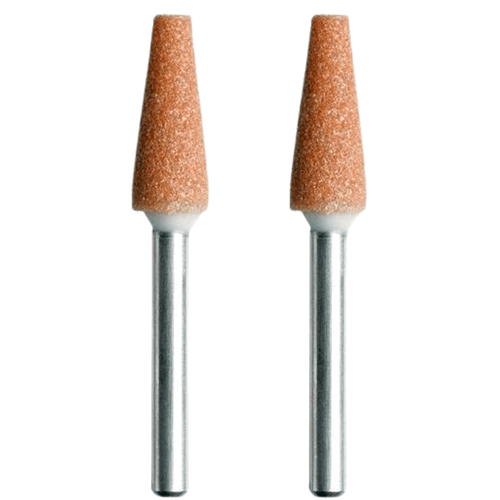 Kit 2 Pontas Cônicas de Óxido de Alumínio 1/4 Pol. 953 Dremel