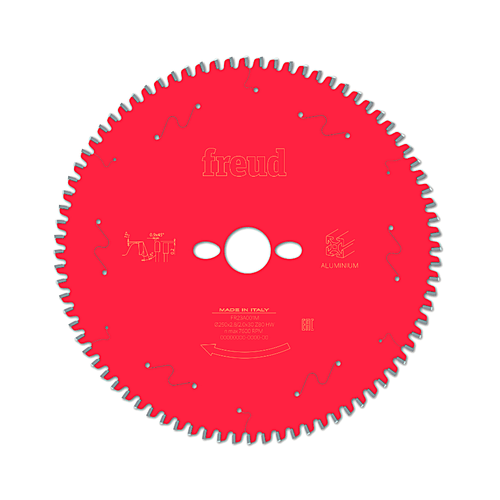 Disco de Serra Circular Widia 250mm 80 Dentes DTF30 Freud FR23A001M Bosch