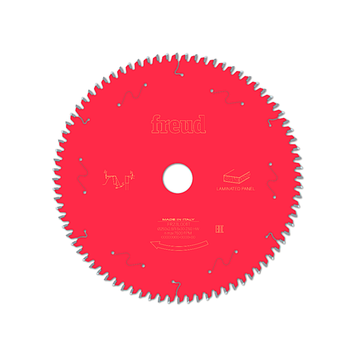 Disco de Serra Circular Widia 250mm 80 Dentes DTF30 Freud FR23L001T Bosch