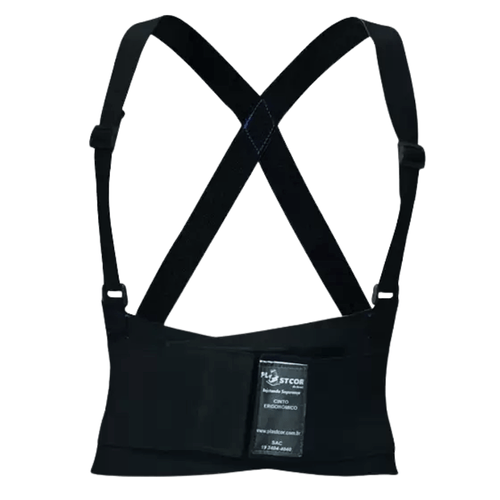 Cinto Ergonômico Preto GG Plastcor