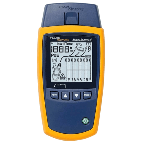 Testador Profissional de Cabos MicroScanner MS2-100 Fluke