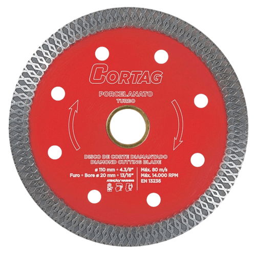 Disco Diamantado Porcelanato Best Quality 110 x 20mm 60659 Cortag