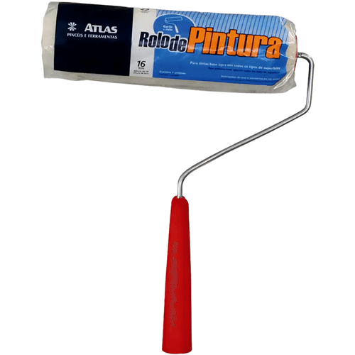 Rolo de Lã Sintética Para Pintura Com Garfo 23cm 2773SR Atlas