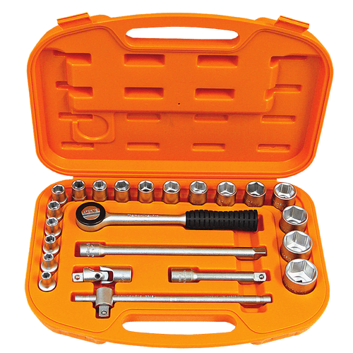 Jogo de Soquete Sextavado 1/2" 23 Peças 8 a 32mm 44831/222 Tramontina Pro