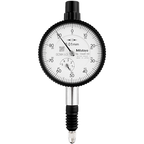 Relógio Comparador Analógico Tampa Orelha 5mm/0,01mm Mitutoyo - 1044A-60