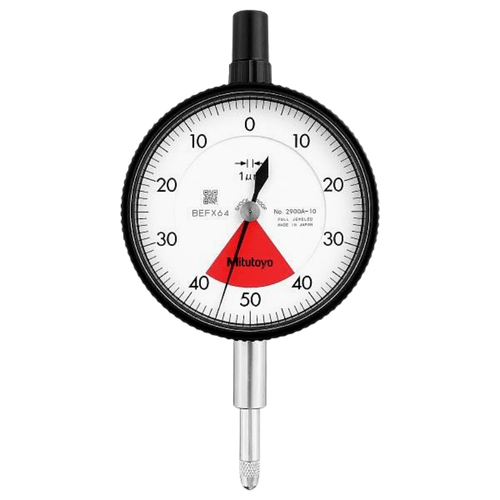 Relógio Comparador Com Volta Única Tampa Orelha 0,08mm/0,001mm Mitutoyo - 2900A-10