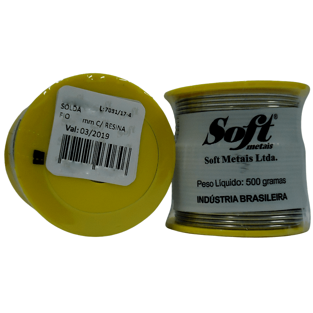 Solda Carretel 50 x 50 Amarelo 1.5mm 500g SR50.Q15 Soft