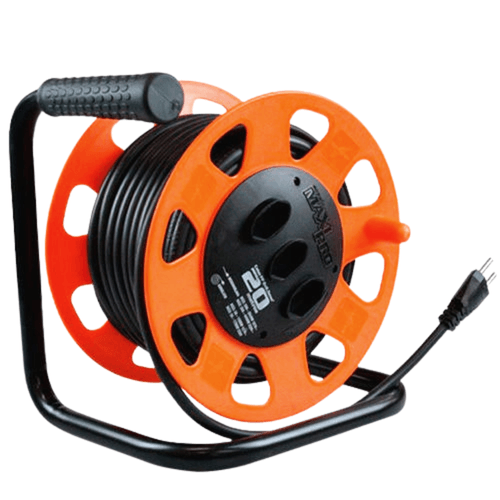 Extensão Elétrica Carretel 20m 20A Maxi Pro Laranja DN1544 Daneva
