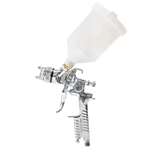 Pistola de Pintura Gravitacional Hvlp 600ml Kit Com 2 Bicos Arcom
