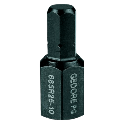 Bits Hexagonal Allen 25mm 6mm 685R25 Gedore