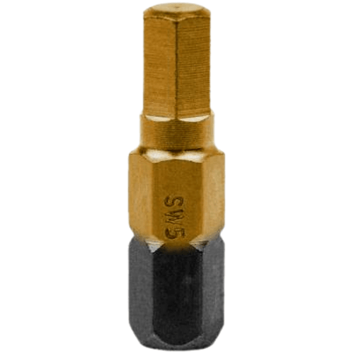 Bits Hexagonal Allen 25mm 5mm 212073-5 Gedore