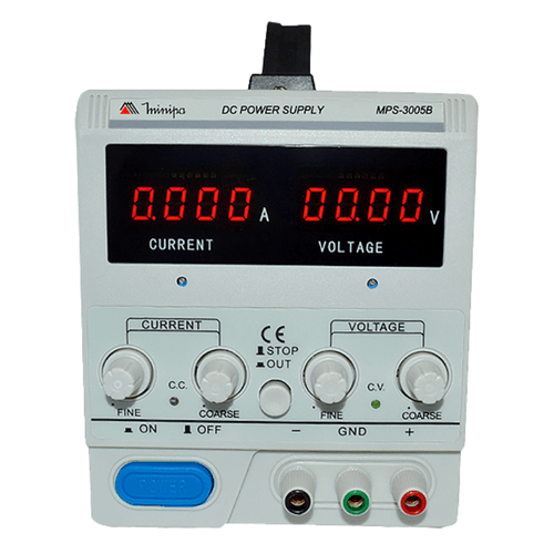 Fonte de Alimentação Digital de Bancada DC Simples MPS-3005B Minipa