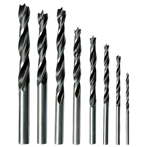 Jogo de Brocas de 3 Pontas P/ Madeira 3 a 10mm C/ 8 Peças 7021255 MTX