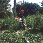 Roçadeira a Gasolina C/ Lâmina 3 Facas FS- 85 Stihl