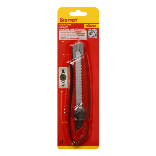Estilete Largo 18mm Trava C/ Parafuso Exact KUX030-S Starrett