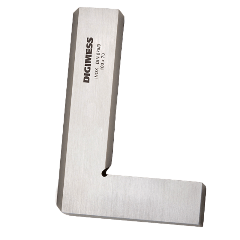 Esquadro Inox Com Fio 200 x 130mm Classe 00 170.009 Digimess