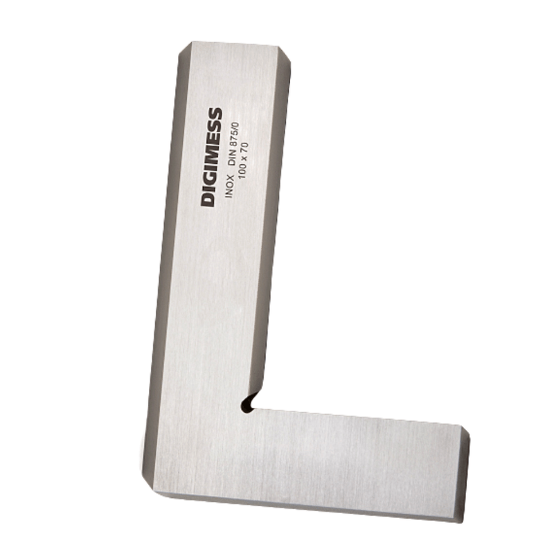 Esquadro Inox Com Fio 75 x 50mm Classe 0 170.004 Digimess