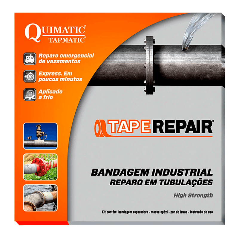 Bandagem Industrial Taperepair 10cm x 9m TR2 Tapmatic
