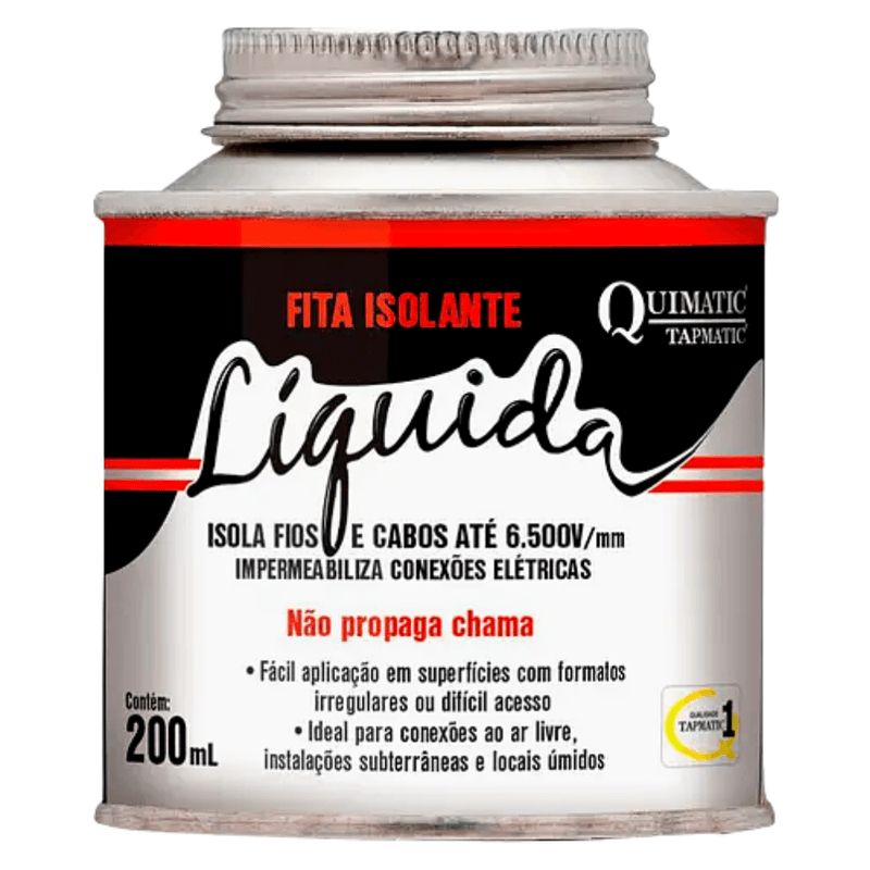 Fita Isolante Liquída Incolor 200ml BI1 Tapmatic