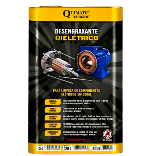 Desengraxante Quimatic Dielétrico 5L DT2 Tapmatic