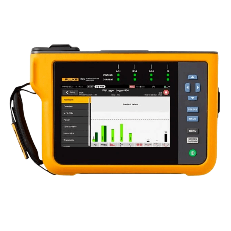 Analisador de Qualidade de Energia Trifásica Fluke-1775