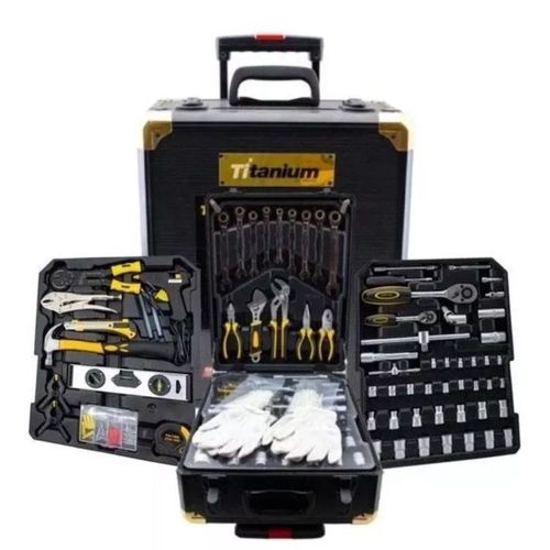 Jogo de Ferramentas com 399 Peças Peças Profissionais Maleta 5730 Titanium