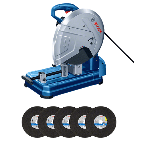 Serra de Corte Rápido 2.400W Com 5 Discos GCO 14-24 Bosch