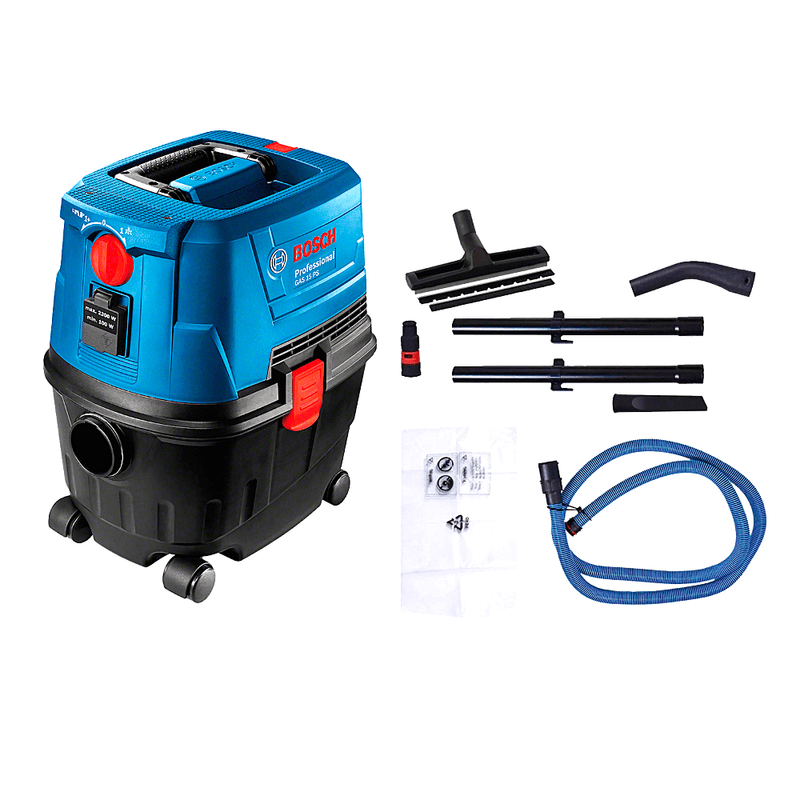 Aspirador de Pó Elétrico Profissional 220V GAS 15 OS 10L Bosch